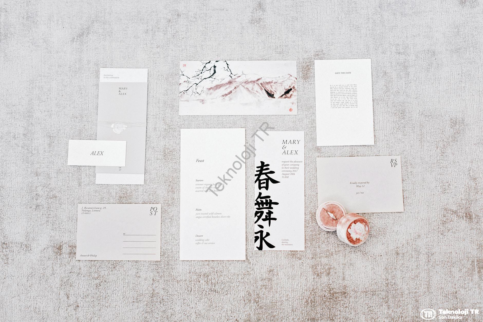 En Trend Düğün Davetiyeleri