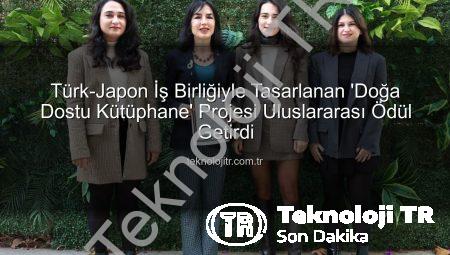 Türk-Japon İş Birliğiyle Tasarlanan ‘Doğa Dostu Kütüphane’ Projesi Uluslararası Ödül Getirdi