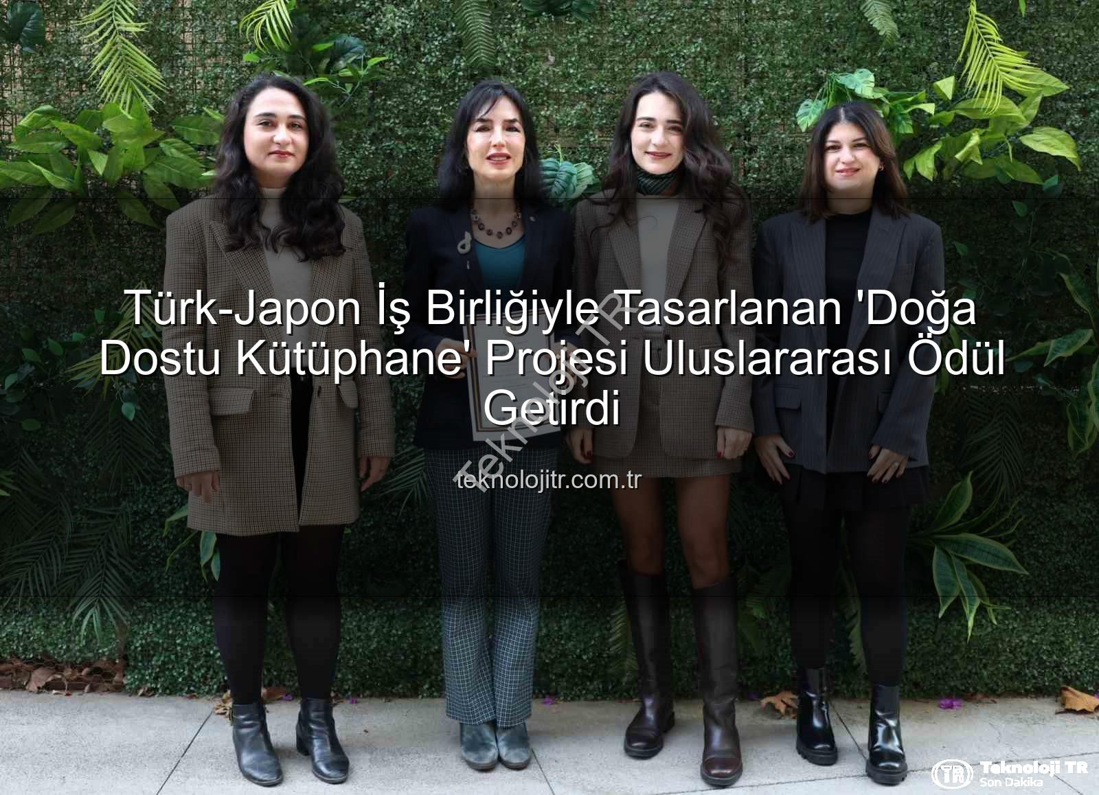 doğa dostu kütüphane - Türk-Japon İş Birliğiyle Tasarlanan 'Doğa Dostu Kütüphane' Projesi Uluslararası Ödül Getirdi