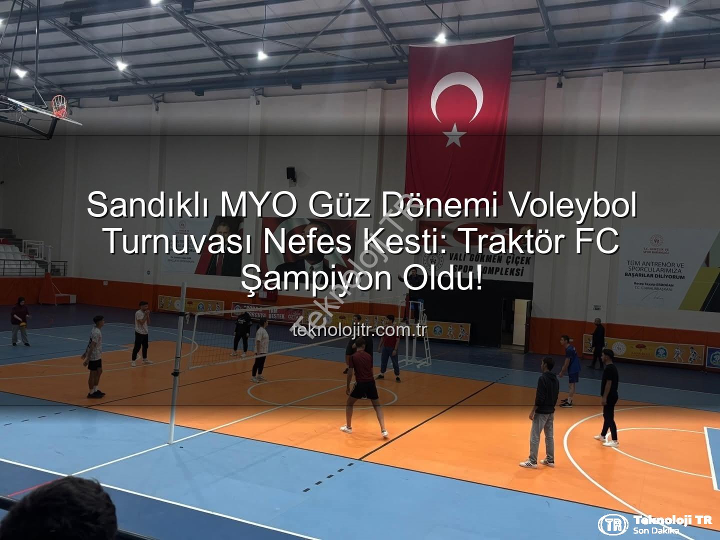 Sandıklı MYO voleybol - Sandıklı MYO Güz Dönemi Voleybol Turnuvası Nefes Kesti: Traktör FC Şampiyon Oldu!
