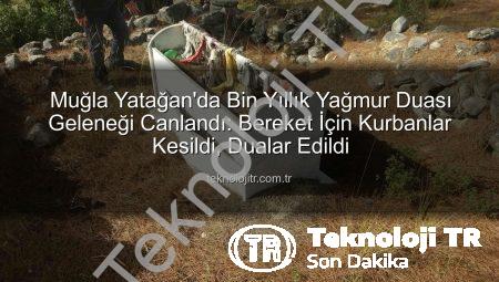 Muğla Yatağan’da Bin Yıllık Yağmur Duası Geleneği Canlandı: Bereket İçin Kurbanlar Kesildi, Dualar Edildi