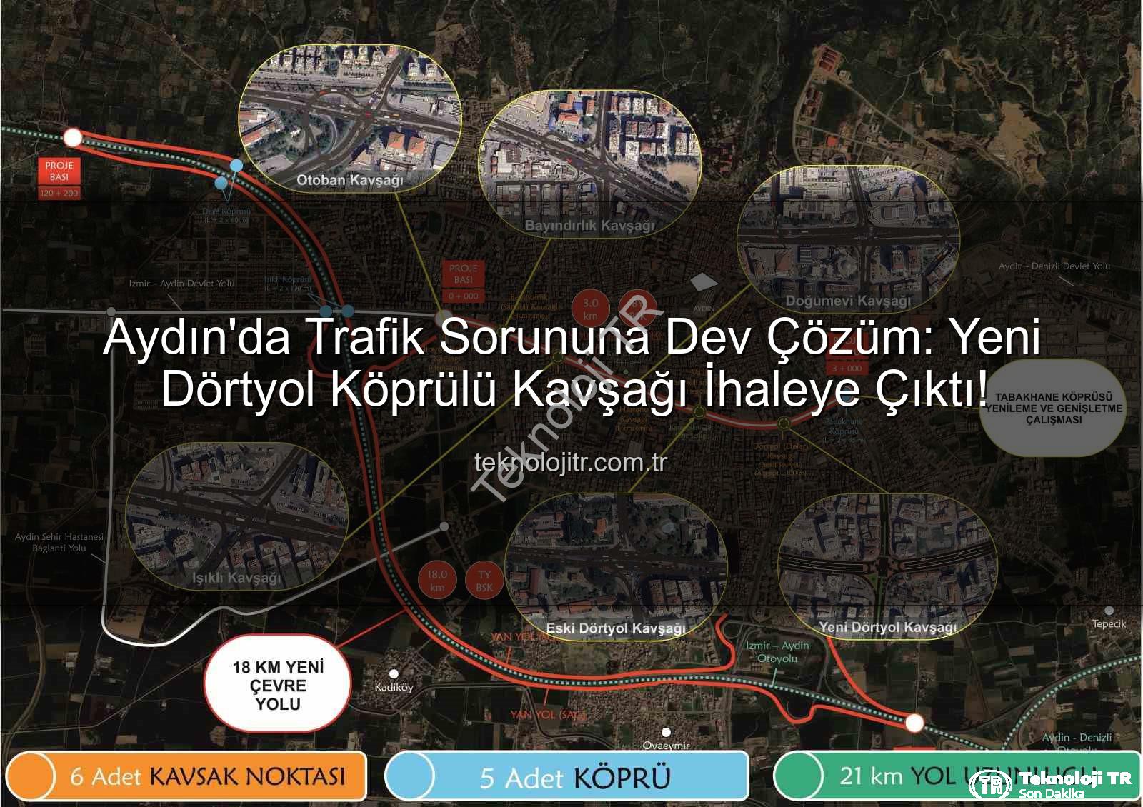 Yeni Dörtyol Kavşağı - Aydın'da Trafik Sorununa Dev Çözüm: Yeni Dörtyol Köprülü Kavşağı İhaleye Çıktı!